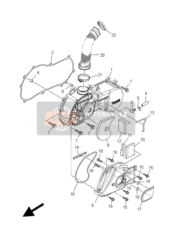 52BE54740000, Joint De Canalisatio, Yamaha, 0